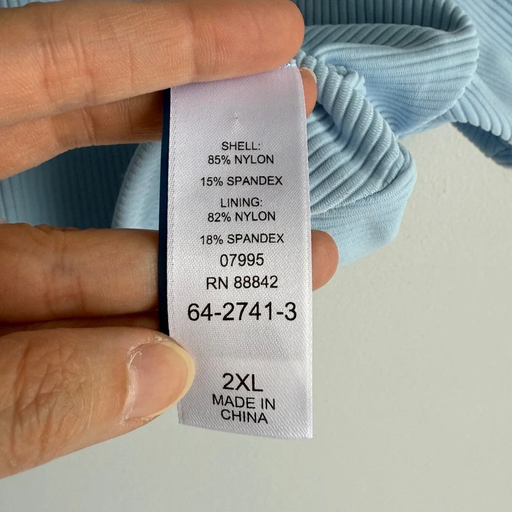 SWIMSUITS FOR ALL Camille‎ Kostek Every Day Slay Bikini Top, 2XL
